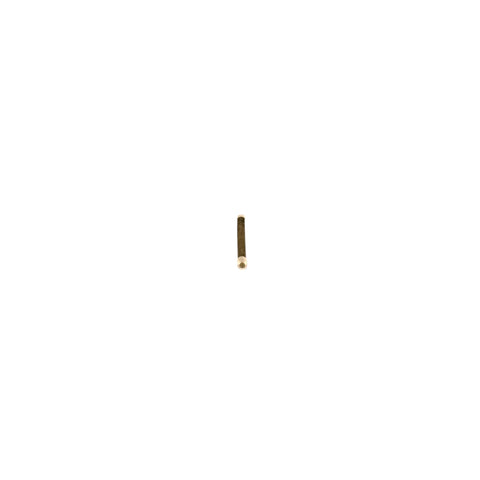Brass float valve stem, 12 in long, 5/16 in OD with 1/4-20 and 5/16-18 NPT threaded ends