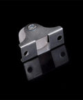 Heavy Duty 360° Swivel Caster Wheel, Silent Wear-Resistant Rubber, Locking Brake, Flat Top Plate for Carts, Shelves & Workbenches close-up.