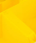 Stacker Small Parts Organizer For 5 Gallon Buckets With Four Compartments Nests Four Deep In Most 5 Gallon Buckets Molded Center Handle Bright Yellow Today, showing yellow compartment plastic interior.