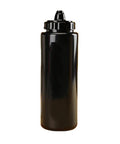 Leak Proof Hydration Bottle For Cycling And Outdoors With Lightweight PE Plastic Wide Mouth Water Jug 1L Portable Black Bottle