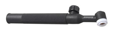 Heavy Duty 125 Amp Air Cooled TIG Torch Head With Integrated Gas Valve, WP9V welding torch handle with textured grip.