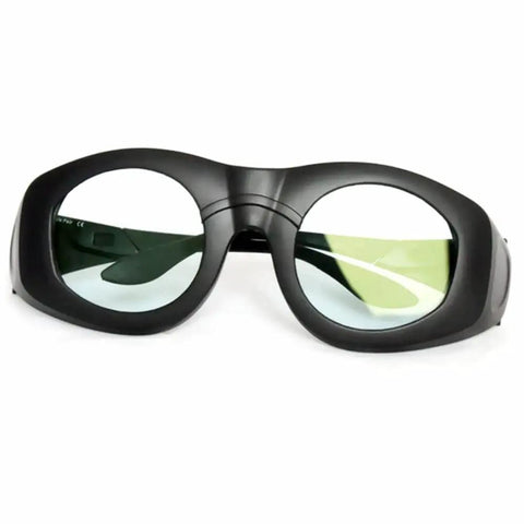 Top Shelf Laser Safety Glasses Delivering Hella Secure Eye Shielding For 980Nm Through 2500Nm Beams With OD5 Level Protection and crisp glass lenses.