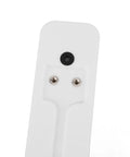 Video Doorbell Back Plate White Plastic Wall Mount Replacement With Mounting Kit And Screws No Brainer Install Durable Construction