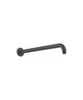 Replacement 15 Inch Dope Modern Rain Shower Arm With Escutcheon Plate In Rubbed Bronze For Wall Mount Showerheads