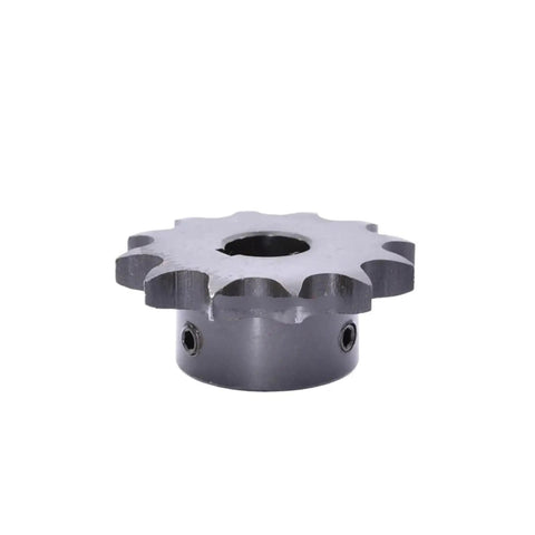 Heavy Duty Industrial Spiral Bevel Gear 18 Tooth 18T 08B Sprocket Wheel, Steel Chain Gear with Keyway Bore 14 32mm and 25mm Keyway 8mm