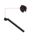 27.2Mm Aluminum Alloy Seatpost 300Mm Length With Micro Adjust Clamp For Mountain Road And Hybrid Bikes shown upright