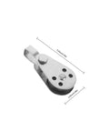 Beefy Stainless Steel Sailing Pulley Block Set 4 Pack For Marine Rigging And Kayak Gear Rugged Pulleys With Smooth Bearings.