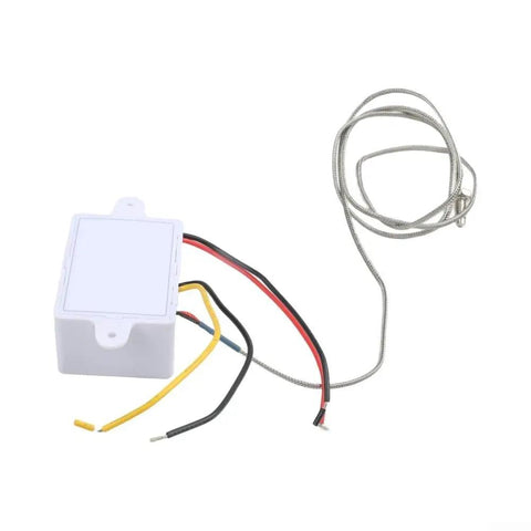Smart Temperature Controller W3003 Thermostat 0 To 450 Celsius With Zero Point One Degree Precision Multi Voltage Compatible 12V 24V 220V Pro Grade Industrial Control Gear For Fast Response, white plastic 60x45x31mm with wired probe