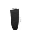 Premium Heat Resistant Welding Arm Sleeves Flame Retardant Cotton Guards snug elastic fit, single black sleeve 23cm x 53cm.