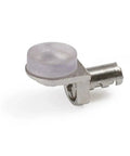 Beefy Heavy Duty Shelf Support Pins With Removable Glass Shelves Pegs And Silicone Bumpers For Cabinets metal pin close-up