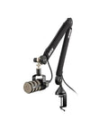 PSA1+ Pro Studio Desk Boom Arm With Spring Damping, Cable Management, And 360 Degree Rotation For Podcasters, Streamers, Broadcasters, And Creators, Black