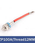 Heavy Duty High Stud Diode ZP300A 200A Silicon Welding Generator Supply with red wire and thread connection.