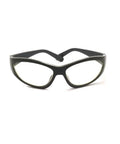 Pro Grade Erbium Laser Safety Glasses Feature Crystal Clear Lenses That Deliver Top Shelf OD6Plus Protection From 2700 To 3000Nm For Professional Dermatology And Beauty Clinic Use Today, front view.