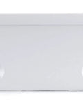 Front view of 2 Inch Center To Center Aluminum Modern Cabinet And Drawer Edge Pull Handle, model BP46037010, in contemporary finish