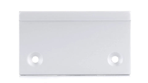Front view of 2 Inch Center To Center Aluminum Modern Cabinet And Drawer Edge Pull Handle, model BP46037010, in contemporary finish