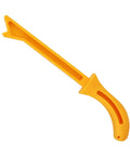 Yellow Push Block For Woodworking And Carpentry, Push Stick For Table Saw And Router, Heavy Duty ABS Construction, side view