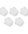 Baxnore 20Pcs Premium High Temp Silicone Tapered Plug Kit For Powder Coating Masking And Surface Protection Tools That Seal Tight On Plating, Anodizing Or Painting Jobs To Stop Spray Bleed And Keep Surfaces Crisp And Clean Without Hassle. white silicone tapered plugs