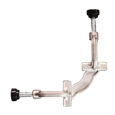 Hella Tough Adjustable Welding Fixture Clamp With 180 Degree Rotation And 1 To 40mm Clamping Range, die cast aluminum jaw design.