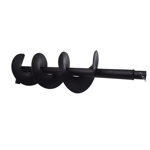 8 Inch Auger Drill Bit For Planting And Garden Beds, Post Hole Ready, Heavy Duty Steel, 3/4 Inch Shaft, Easy Soil Tilling