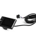 LCD Display For Ebike And Scooter 24V To 72V Smart Color Meter With Waterproof Connector, OMD 2 Communication shown with cable