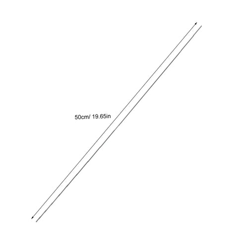10 Pcs Carbon Fiber Rods 2mm Diameter And 500mm Length For RC Planes And Drones, Heavy Duty High Strength Solid Round Poles for modeling