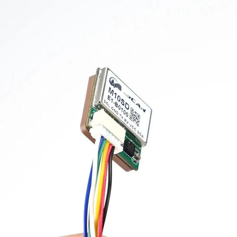 Lit Tiny M10SD 10Hz FPV GPS Compass Module For RC Drones Ultra Lightweight 18mm Square 4.8g UBX M10 GNSS Chip With Builtin QMC5883