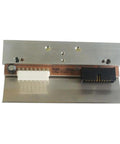 Heavy Duty Thermal Printhead Compatible With TSC TTP 2410M Pro Barcode Label Printer At 203dpi showing metal body and connectors.
