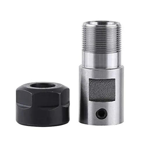 5mm CNC Metal Mill Spindle Collet Holder With Straight Shank And Clamping Nut Balanced Steel Design For Precision Milling