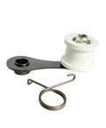 Rock Your Ride With This Premium White Chain Tensioner Spring Roller Slider Guide Adjuster Wheel Pulley Kit Perfect For Pit Bike Moto Atv Quad And Scooter Off Road Adventures To Keep Your Bike Running Smooth As Butter. white chain tensioner kit with spring and roller
