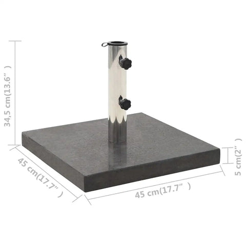 62.8 Lb Granite Patio Umbrella Base Stand Strong ✓
