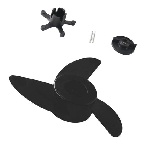 Three Blade Boat Propeller For Electric Outboard Trolling Motors With Mount Nut Shear Pin And Spanner Included Weed Chopper Prop Durable