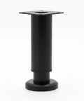 Adjustable Telescopic Cabinet Leg for Leveling Furniture on Uneven Floors Rock Solid Cold Rolled Steel Support Black Finish