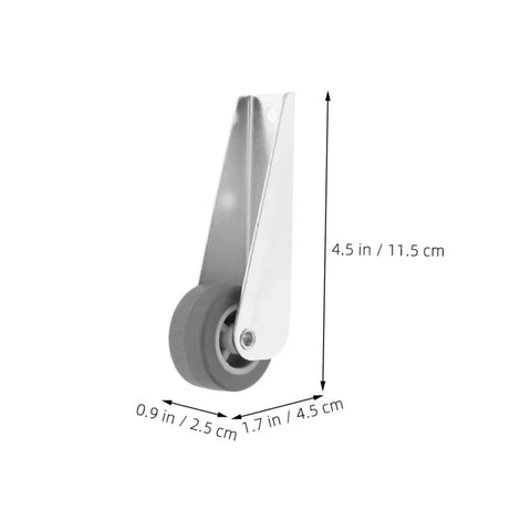 Two Pack Sliding Door Pulley Wheels Smooth As Butter Glide Barn Door Hardware Galvanized Steel Caster Rollers dimensions 4.5 in.