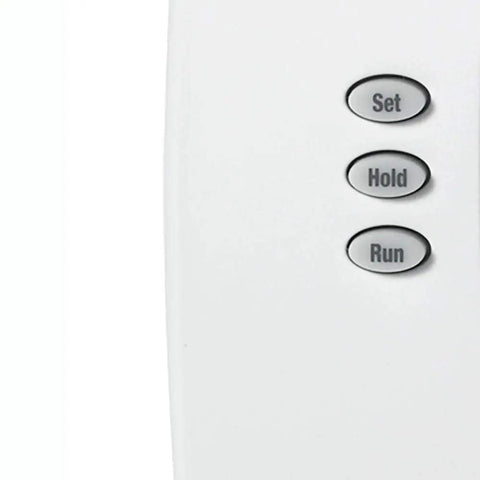 Close-up buttons of Programmable 7 Day Thermostat With 4 Daily Programs, Easy To Use, Precise Temperature Control Within One Degree Fahrenheit For All Day Comfort, Energy Saving Mode To Slash Bills And Keep You Cozy