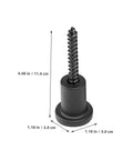 Durable Carbon Steel Barn Door Stopper And Sliding Track Spacer Set For Easy Install DIY Friendly Wall Spacers And Hardware Accessories For Sliding Barn Doors