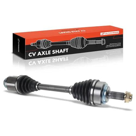 Front Right Passenger Side CV Axle Shaft Assembly For Honda Accord 2003 To 2007 V6 3.0L CR-V 2002 To 2006 2.4L And Acura TL 2004 To 2006 3.2L Plug And Play Direct Fit Replacement shown with packaging box