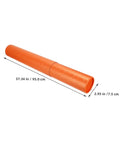 Telescopic Poster Tube Holder 52 To 95 Cm Expandable Mailing Tube with Strap shown fully extended with measurements.