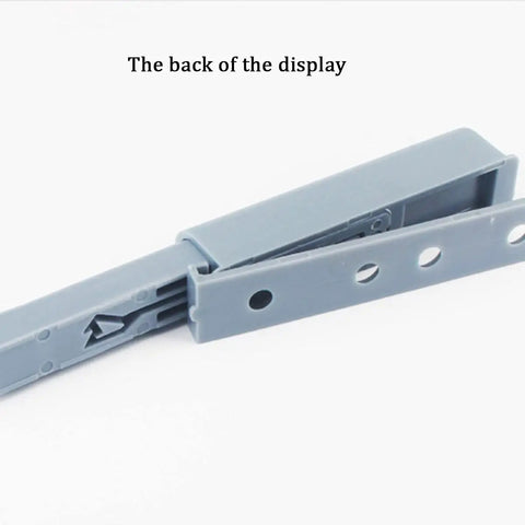 Magnetic Touch Cabinet Catch Set With Dampers For Soft Open Close 3 Piece Gray Kit back view of the latch mechanism