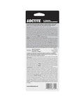 Loctite PL Premium polyurethane construction adhesive, 4 fl oz squeeze tube, back of package.