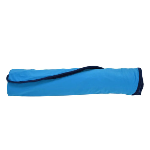 Rolled Versatile Sleeping Liner For Camping And Backpacking, Lightweight And Cozy, Skin Friendly And Breathable, Blue