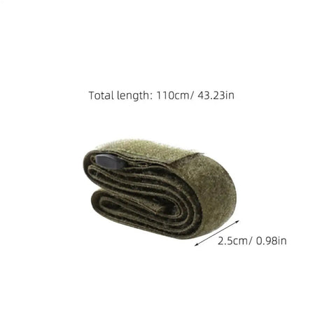 Heavy Duty Ratchet Luggage Straps Four Pack Adjustable Tie Down Belts For Camping Gear, rolled green strap, dimensions 110cm length.