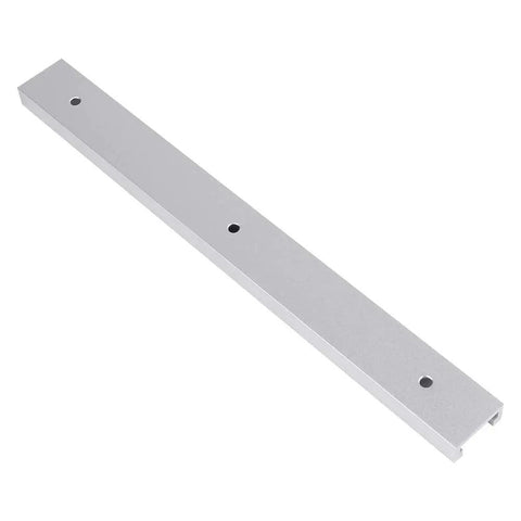 Hella Tough Aluminum T Slot Track Rail 300Mm And 400Mm Lengths For Woodworking Jigs Custom Fixtures smooth silver surface and mounting holes