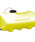 40 Gallon Yellow Sprayer Tank With Translucent Body Farm-Ready, Raised Volume Markings, Bottom Sump For Full Drain