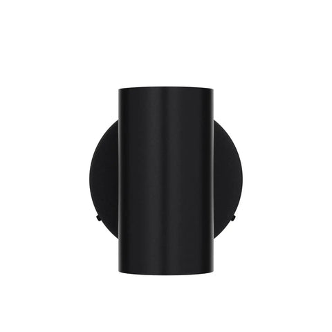 Outdoor Black Wall Sconce Light Up Down 7W LED Dimmable Exterior Wall Fixture IP65 Waterproof Aluminum Cylinder For Porch Garage Patio Perfect For Front Porch Backyard Deck Ambience And Durable Exterior Lighting All Weather Ready