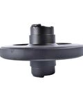 Pro Grade Rear Idler Wheel Direct Swap For 304-1894 536-3550 Caterpillar 299C 299D 299D3 Track Loaders side view of heavy duty wheel