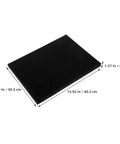 Black Pro Grade Polyurethane Foam Padding Sheets For Packing And Shipping showing dimensions 15.92x11.99x1.57 inches
