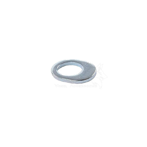 Offset wheel washer, silver metal for Uni-Lug Keystone Cragar S/S wheels, single washer