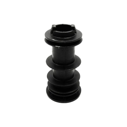 Replacement Two And Three Eighths Inch Plastic Insert Bushings For Caster Dining Chairs Set Of Two No Wobble Fix Pre Greased Durable Fit For Swivel And Tilt Mechanisms, black plastic bushing
