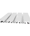 Solid 15180 Aluminum Profile Extrusion At 1000Mm Length For 3D Printer Mods And Cnc Builds shown from the side with smooth finish.