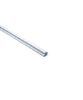Heavy Duty One Piece Low Voltage Raceway 3 4 Inch White Pvc Cable Channel 6 Foot Straight Wire Gutter close-up view.